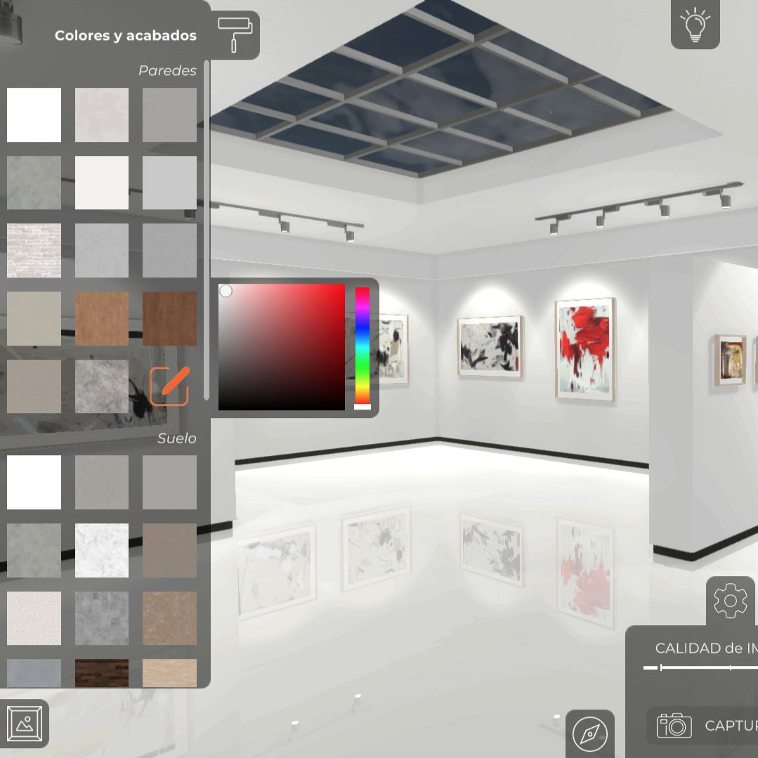 Personalización galeria virtual